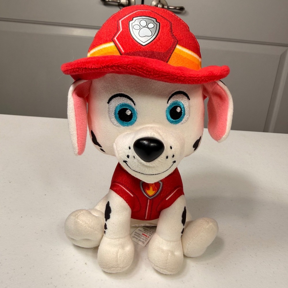 Gund PAW Patrol Marshall Dalmatian Fire Dog Plush Stuffed Animal Toy 7 Inch